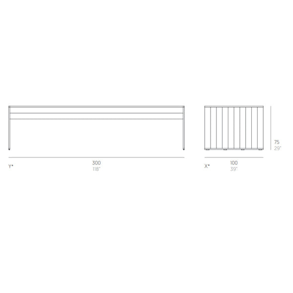 GBmodular Outdoor Dining Table