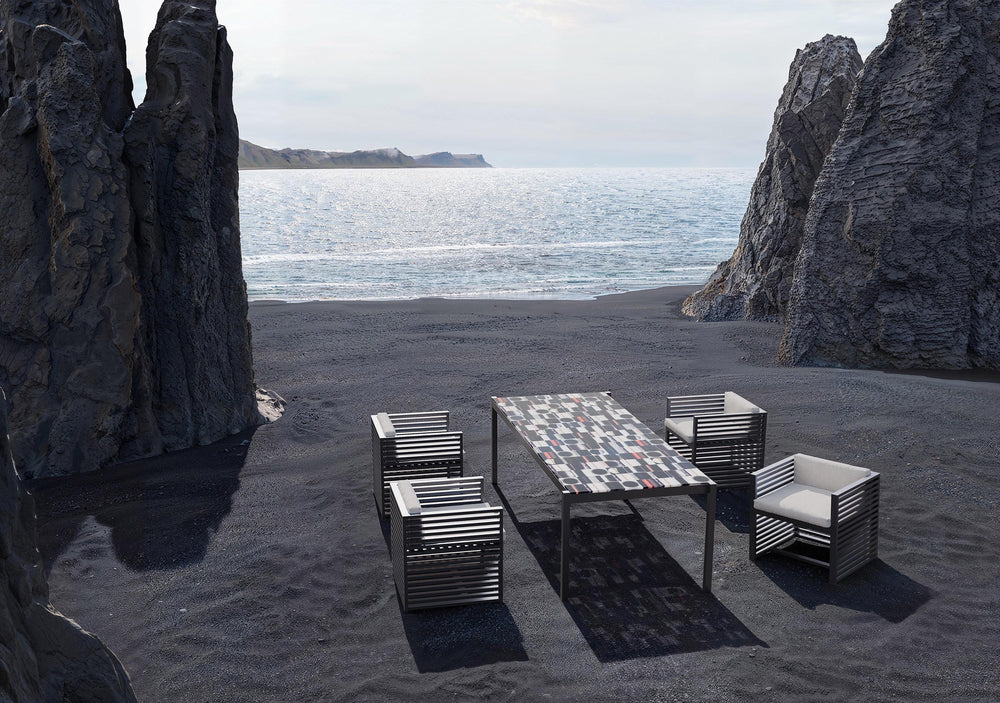 Iris Outdoor Rectangular Coffee Table