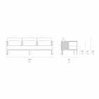 Solanas Outdoor 3 Seater Sofa