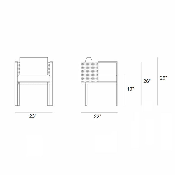 Solanas Outdoor Dining Armchair