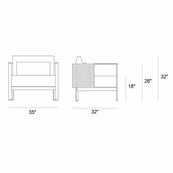 Solanas Outdoor Lounge Chair