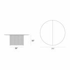 Solanas Outdoor Round Dining Table