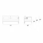 Solanas Outdoor Sectional Sofa 1 Right Arm