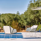 Textile Outdoor Lounge Chair