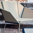 Textile Outdoor Lounge Chair