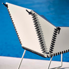 Textile Outdoor Lounge Chair