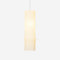 Bamboo LED Pendant Light  option White