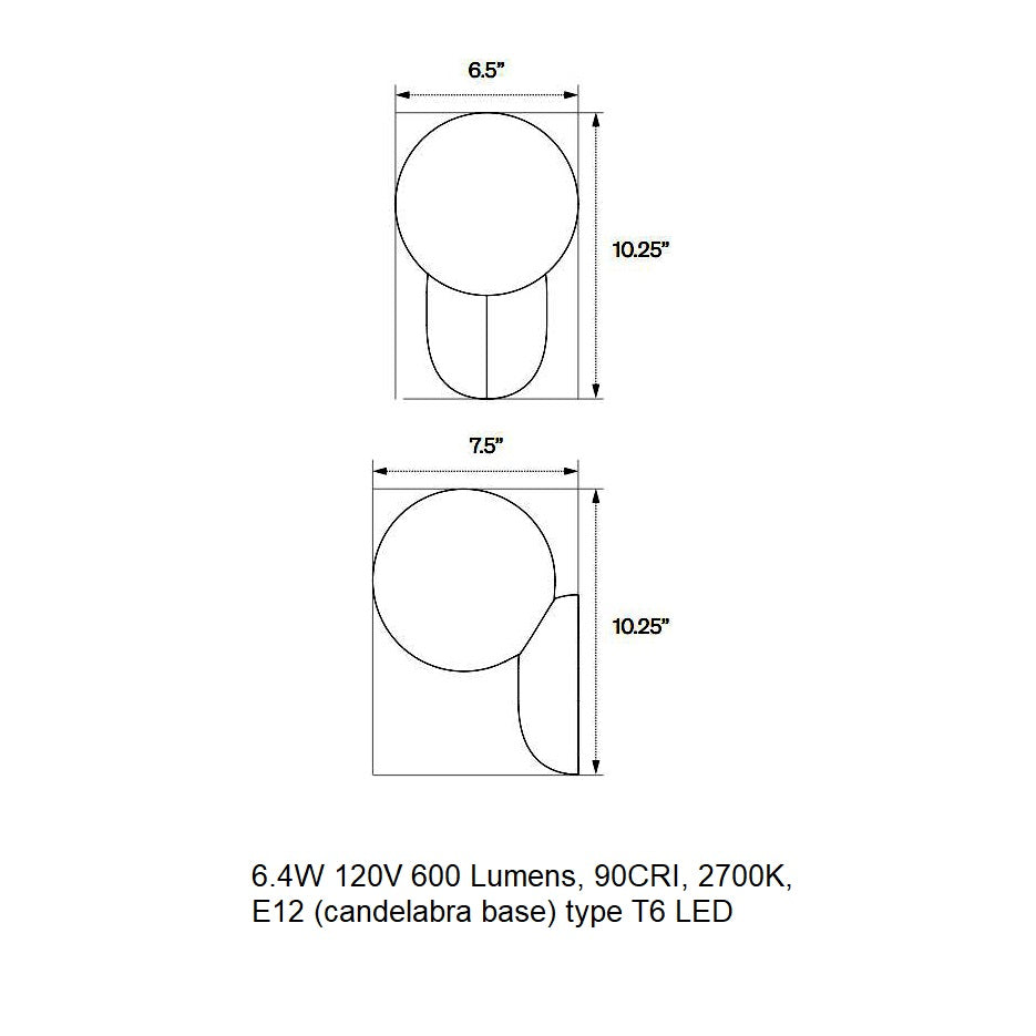 Cantilever LED Wall Sconce