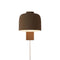 Gio LED Wall Sconce  option Walnut