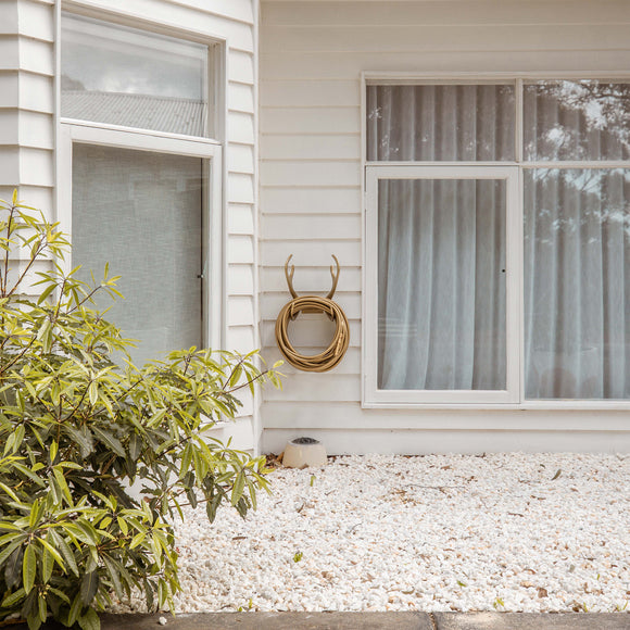 Reindeer Garden Hose Wall Mount