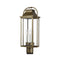 Sean Lavin Wellsworth Outdoor Post Light  option Painted Distressed Brass