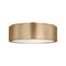 Albee Flush Mount  option Satin Brass