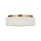 Axira Flush Mount  option Satin Brass