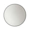 Cadre Round Electric Mirror  option Midnight Black