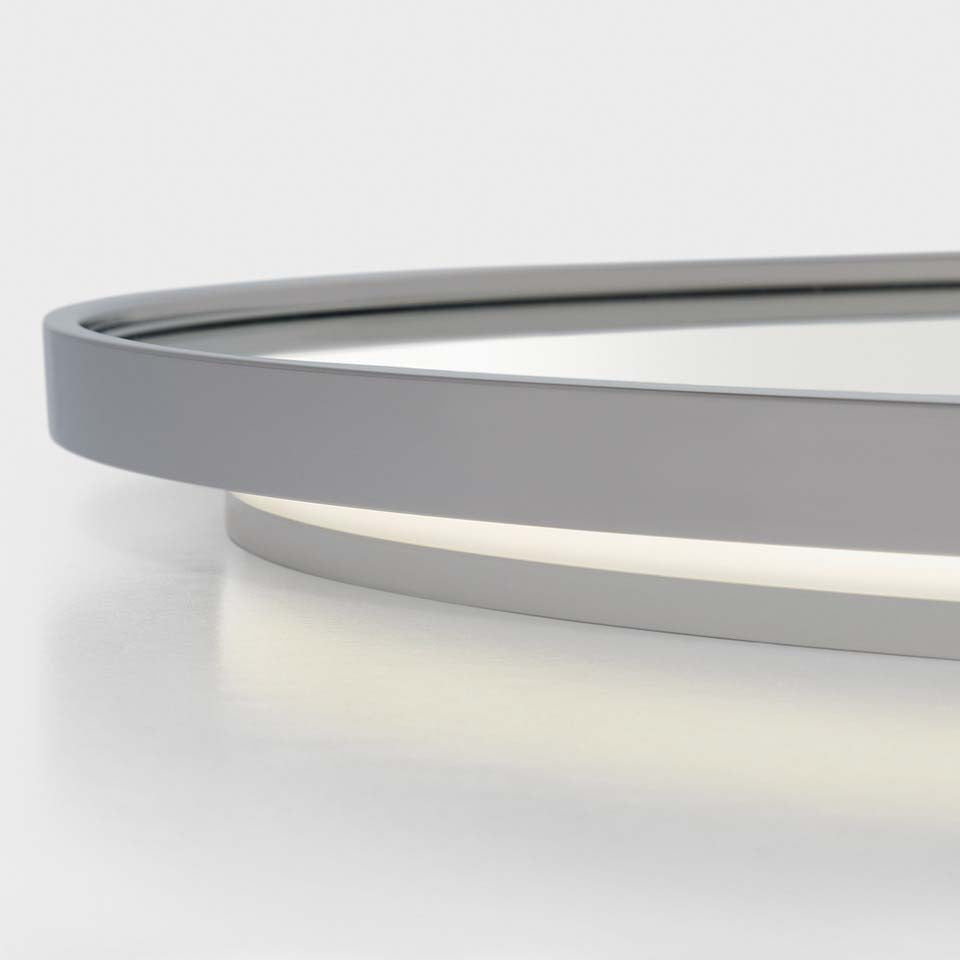 Cadre Round Electric Mirror