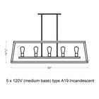 Sean Lavin Gannet Linear Chandelier