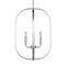 Loretto Chandelier  option Brushed Nickel