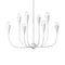 Maya Chandelier  option Matte White
