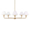 Mendota Chandelier  option Satin Brass