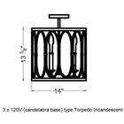 Sean Lavin Patrice Semi Flush Mount