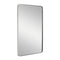 Planer Rectangular Mirror  option Polished Nickel