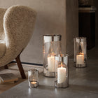 Chrome Contours Tea Light