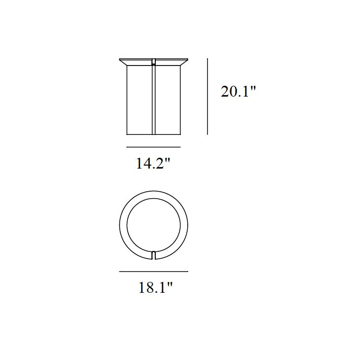Brise Outdoor Side Table