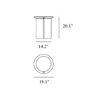 Brise Outdoor Side Table