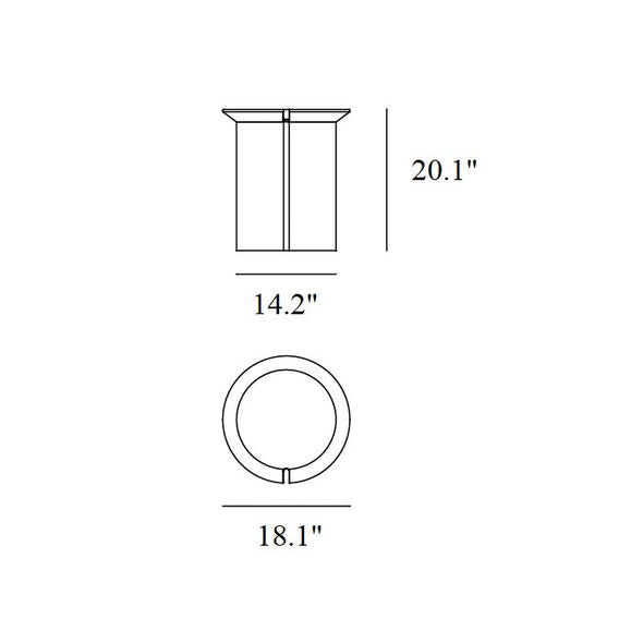 Brise Outdoor Side Table