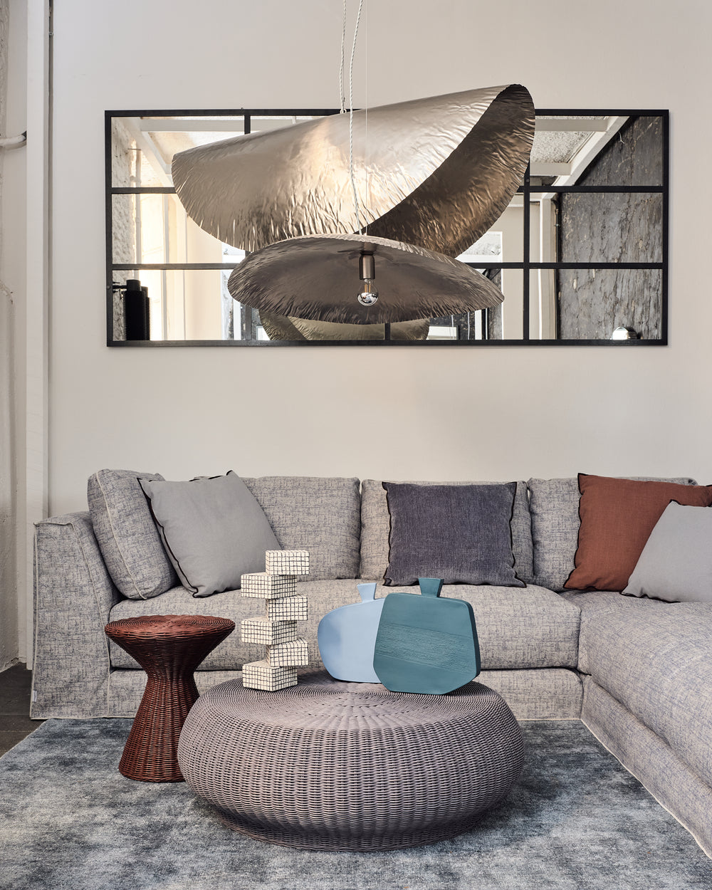 Silver Pendant Light