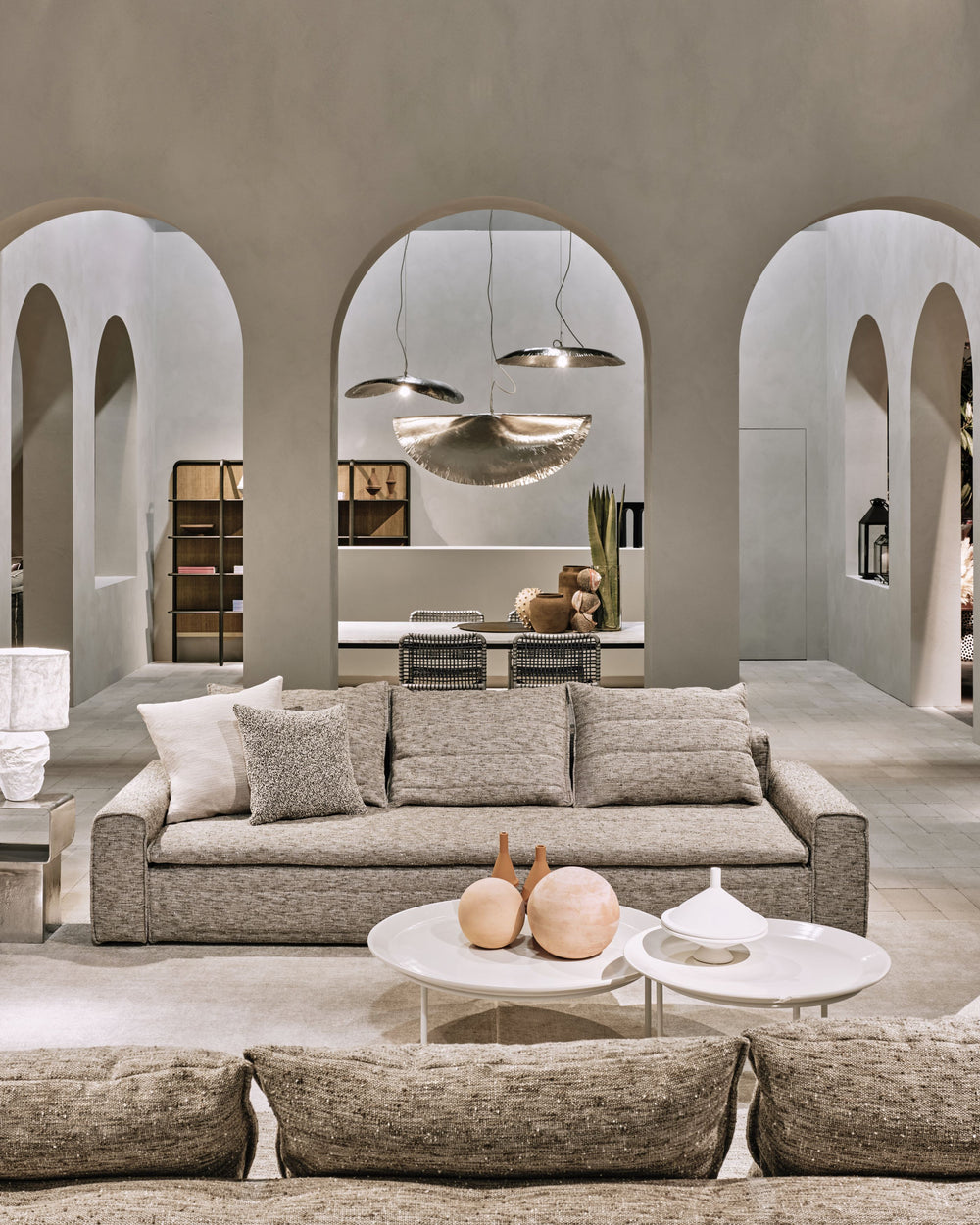 Silver Pendant Light