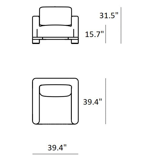 Bold Lounge Armchair