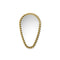 Gioiello Drop Mirror  option Polished Brass