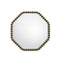 Gioiello Octagonal Mirror  option Burnished Brass