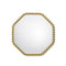 Gioiello Octagonal Mirror  option Polished Brass