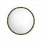 Gioiello Round Mirror  option Burnished Brass