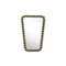 Gioiello Trapeziod Mirror  option Burnished Brass
