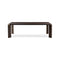 Ottanta Rectangle Dining Table  option Coffee Moka Sable Wood