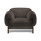 Tarantino Lounge Armchair  option Adamo Eva 137 Cenere / Brown Burnished Brass