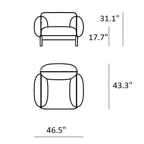 Tarantino Lounge Armchair