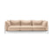Tasca 3-Seater Sofa  option Aida 1620 Sand Leather