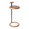 Giobagnara x Rabitti 1969 Toiles De Noyer Side Table  option RB09 Moka