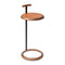 Giobagnara x Rabitti 1969 Toiles De Noyer Side Table  option RB24 Cognac