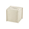 Riviere Elba Handwoven Tissue Holder  option Square