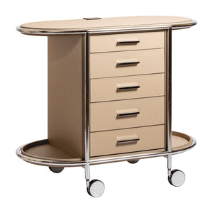 Arcade Oval Coffee and Bar Cart