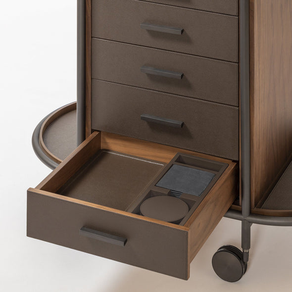 Arcade Oval Coffee and Bar Cart