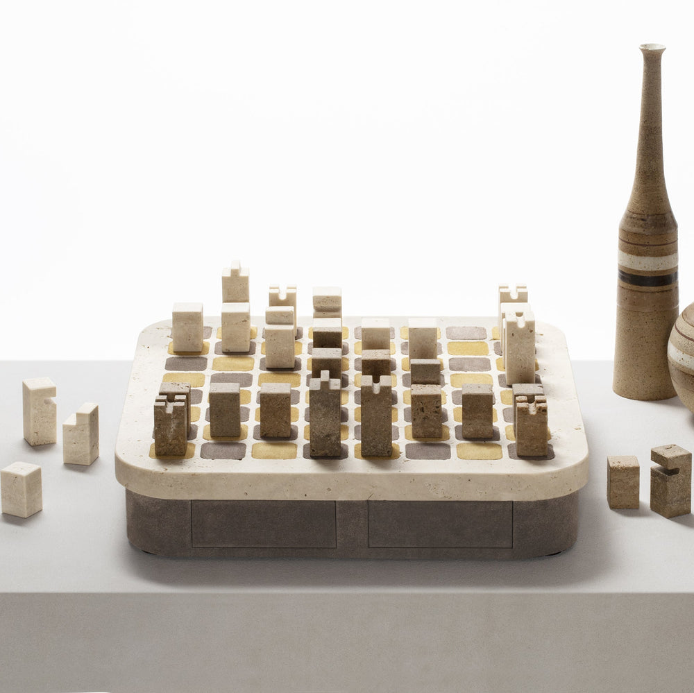 Delos Marble Chess Game Set