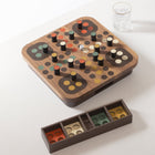 Delos Wood Ludo Game Set