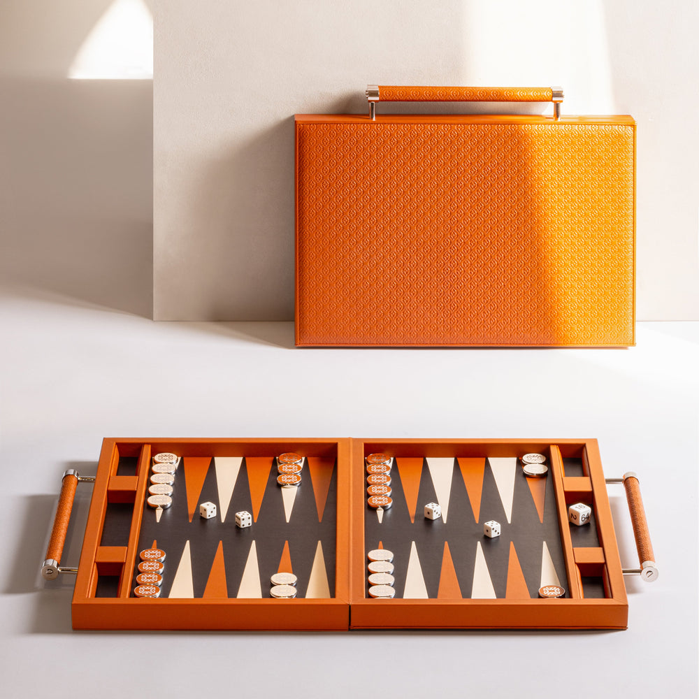 Giobagnara x Elie Saab Portable Monogram Backgammon Case