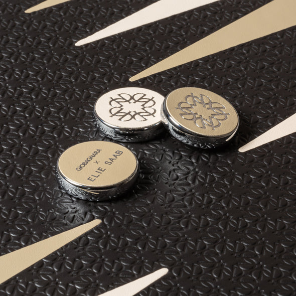 Giobagnara x Elie Saab Monogram Backgammon Set